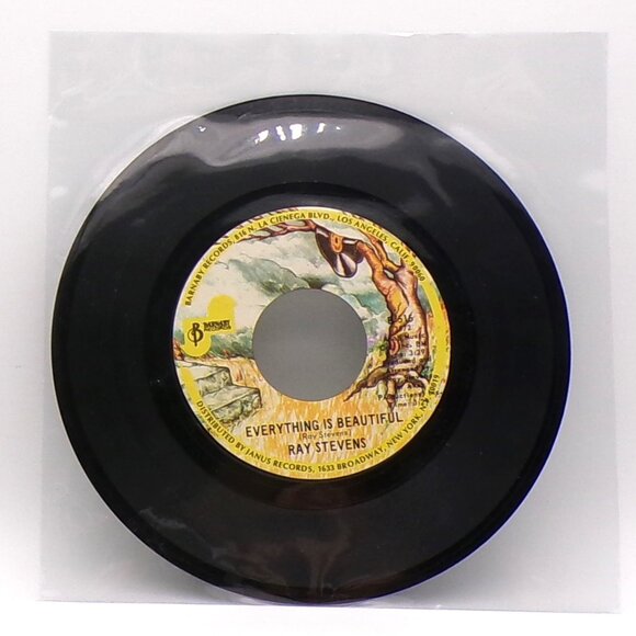 Everything is Beautiful/Turn Your Radio On by Ray Stevens 45 - Picture 1 of 4